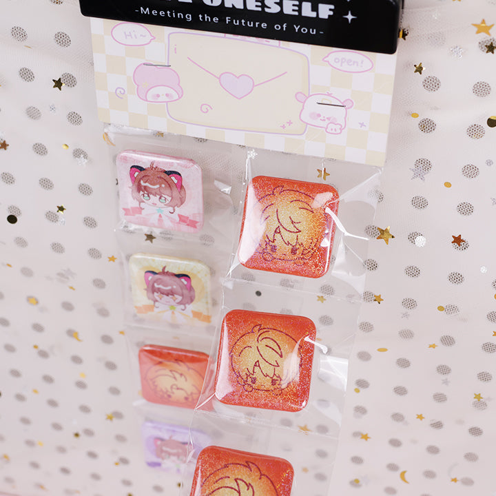 Custom Tearable imitation candy bag badge