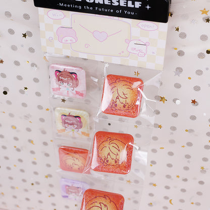 Custom Tearable imitation candy bag badge
