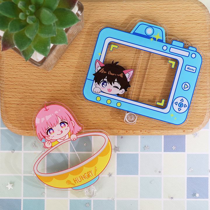 Custom Acrylic handheld stick