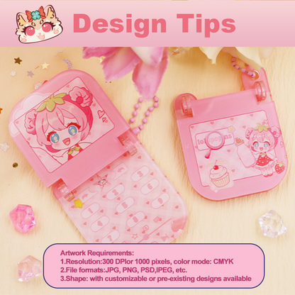 Propra akrila ŝlosilĉeno 