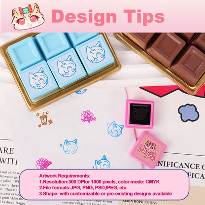 Custom Chocolate stamp