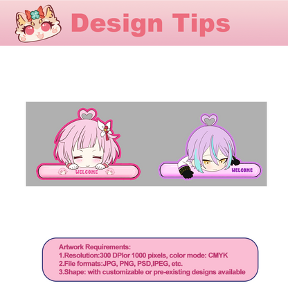 Custom Acrylic Pin Keychain