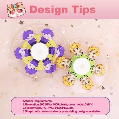 Insignia de botón personalizada