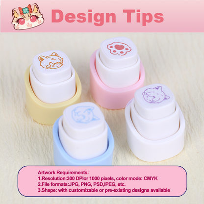 Custom Thumb Stamp keychain