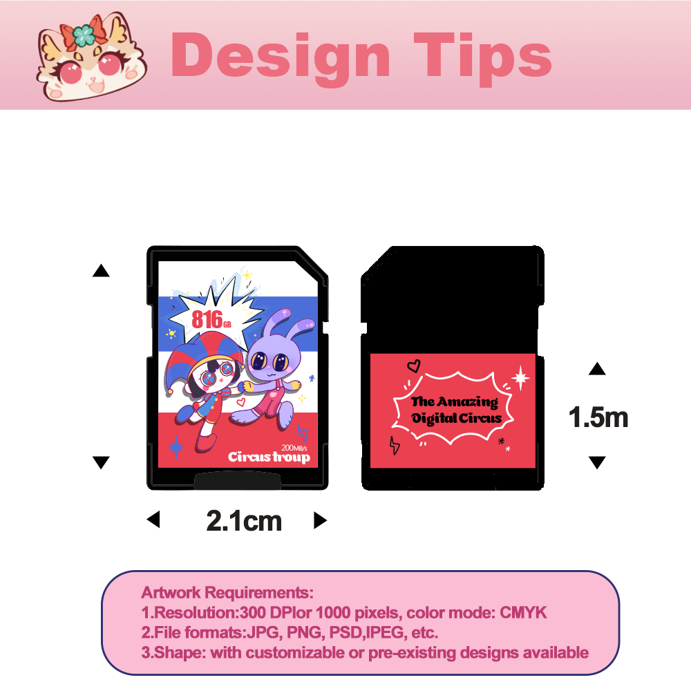 Custom SD Card Keychain