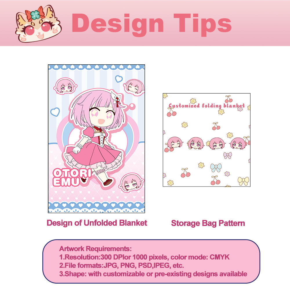 Custom Foldable Blanket