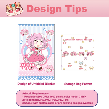 Custom Foldable Blanket