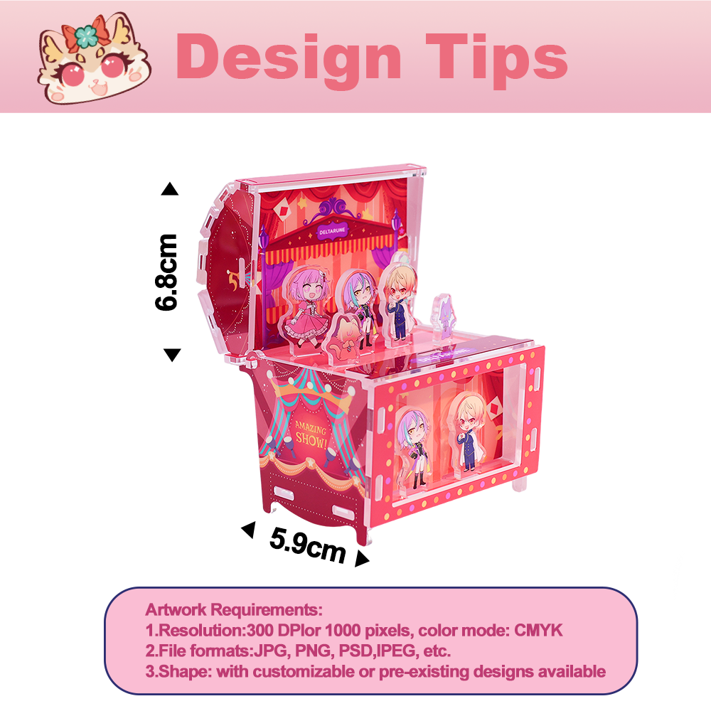 Custom Acrylic Stage Treasure Chest