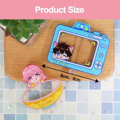 Custom Acrylic handheld stick