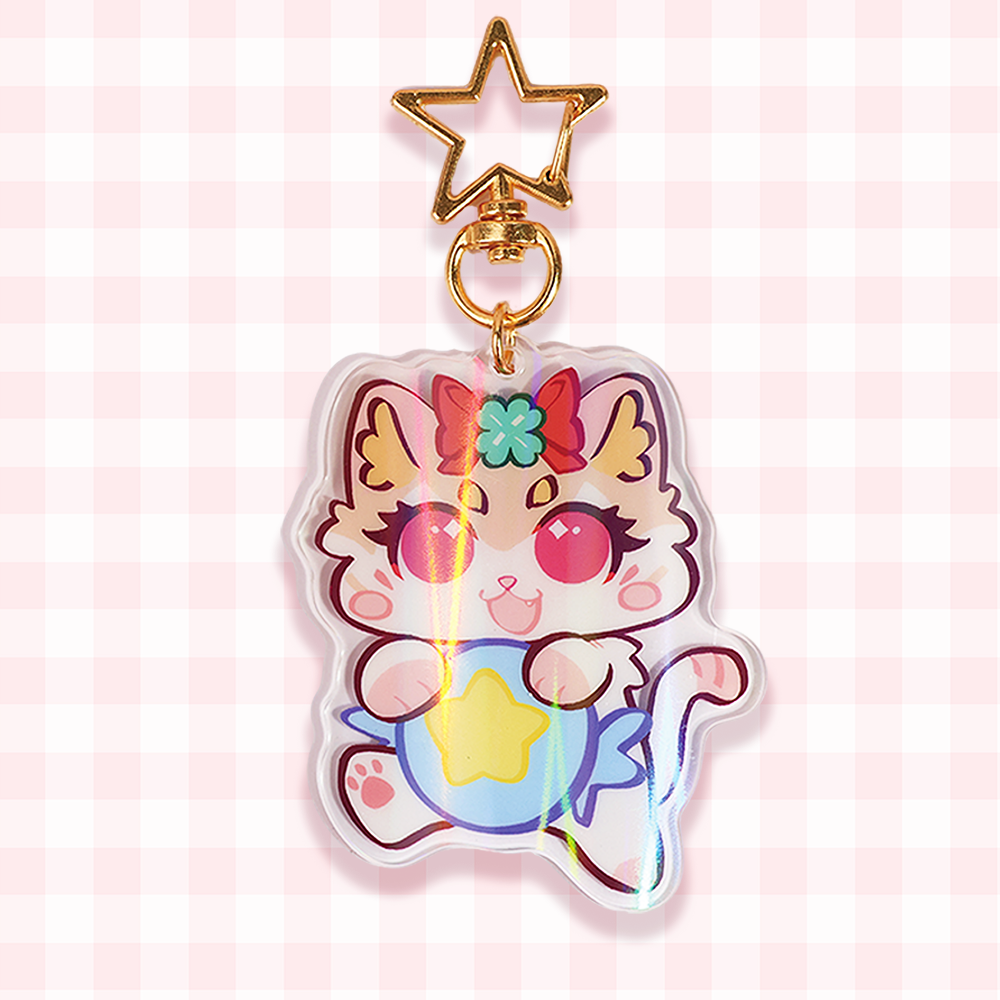 Custom Acrylic Holographic Keychain