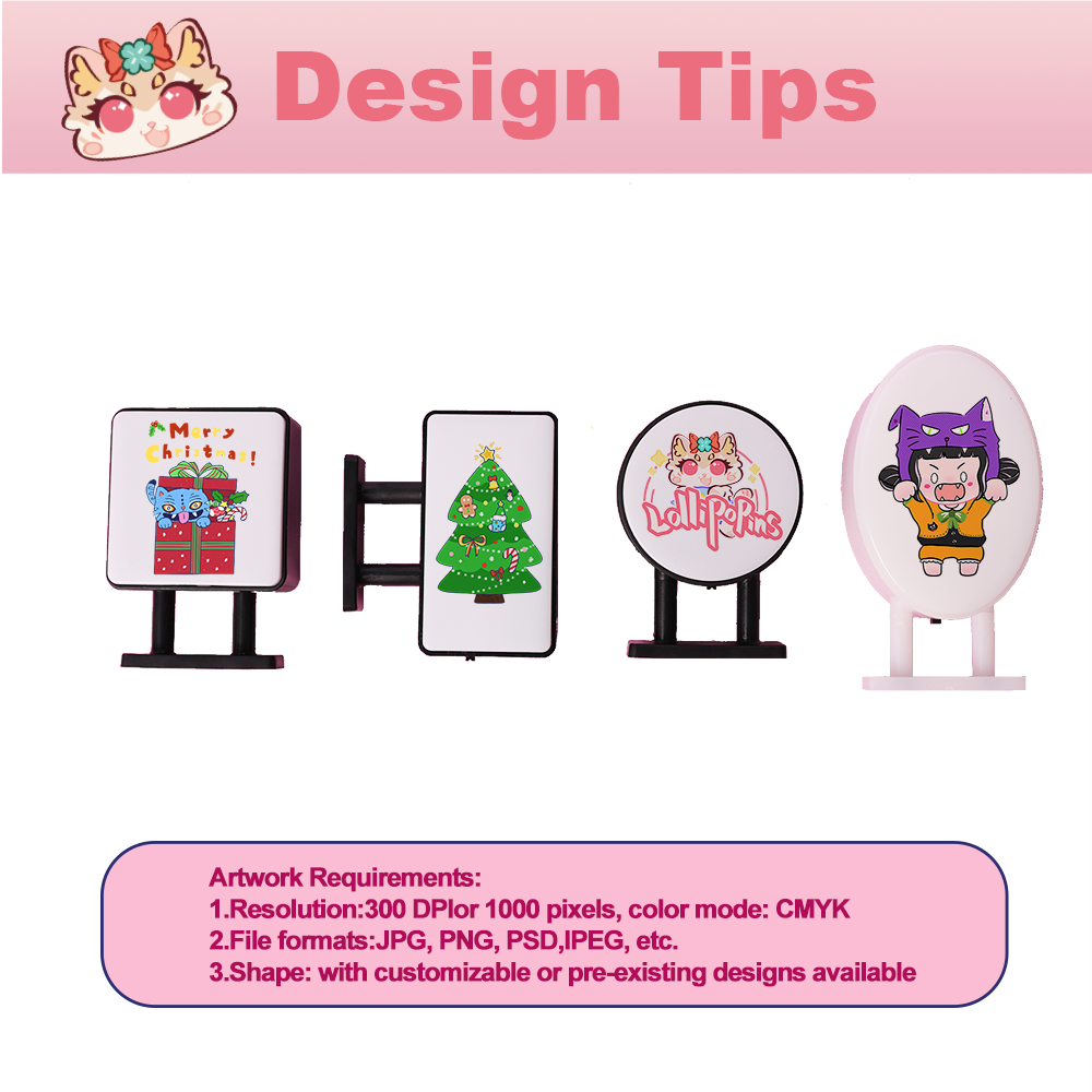 Custom Coffee Lightbox Fridge Magnet