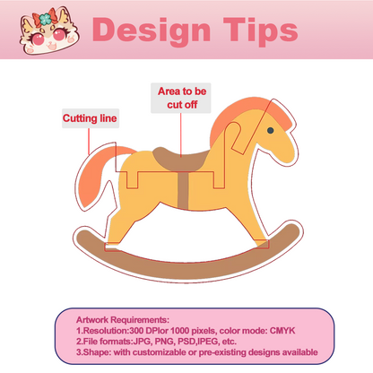 Custom Acrylic Rocking Horse Calendar