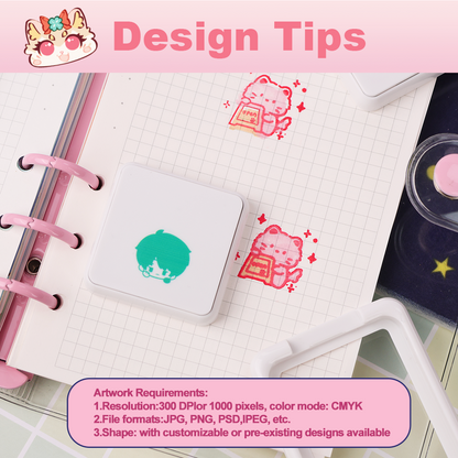 Custom Sliding Color Overlay Stamp