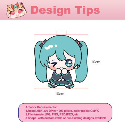 Custom 2.5d plush doll