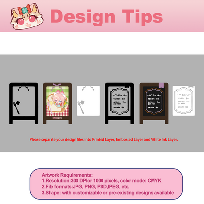 Custom Wooden Cartoon Memo Clip