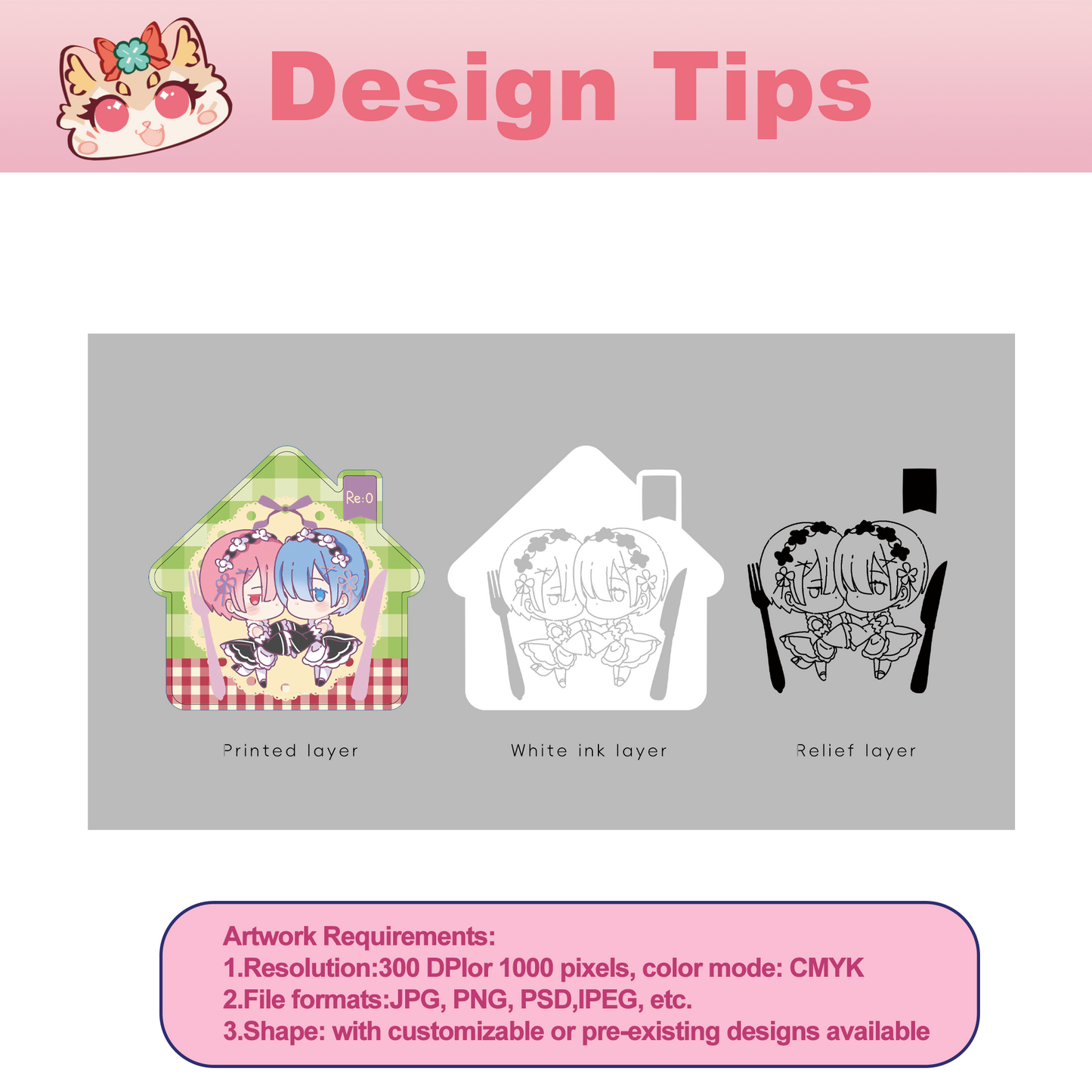 Customized cartoon wooden relief refrigerator stickers