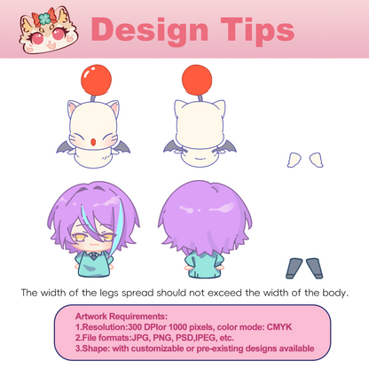 Custom Twistable Acrylic Charm