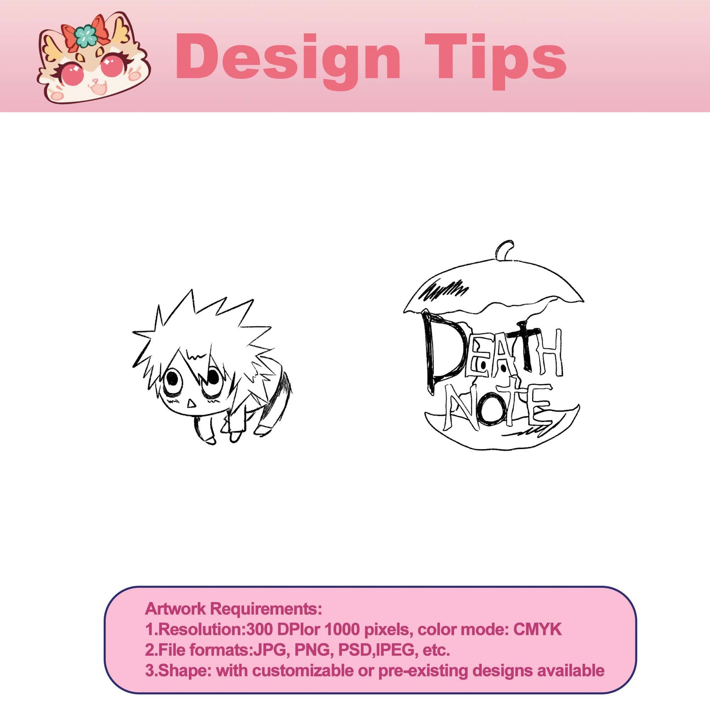 Custom Drawing Necklace/keychain