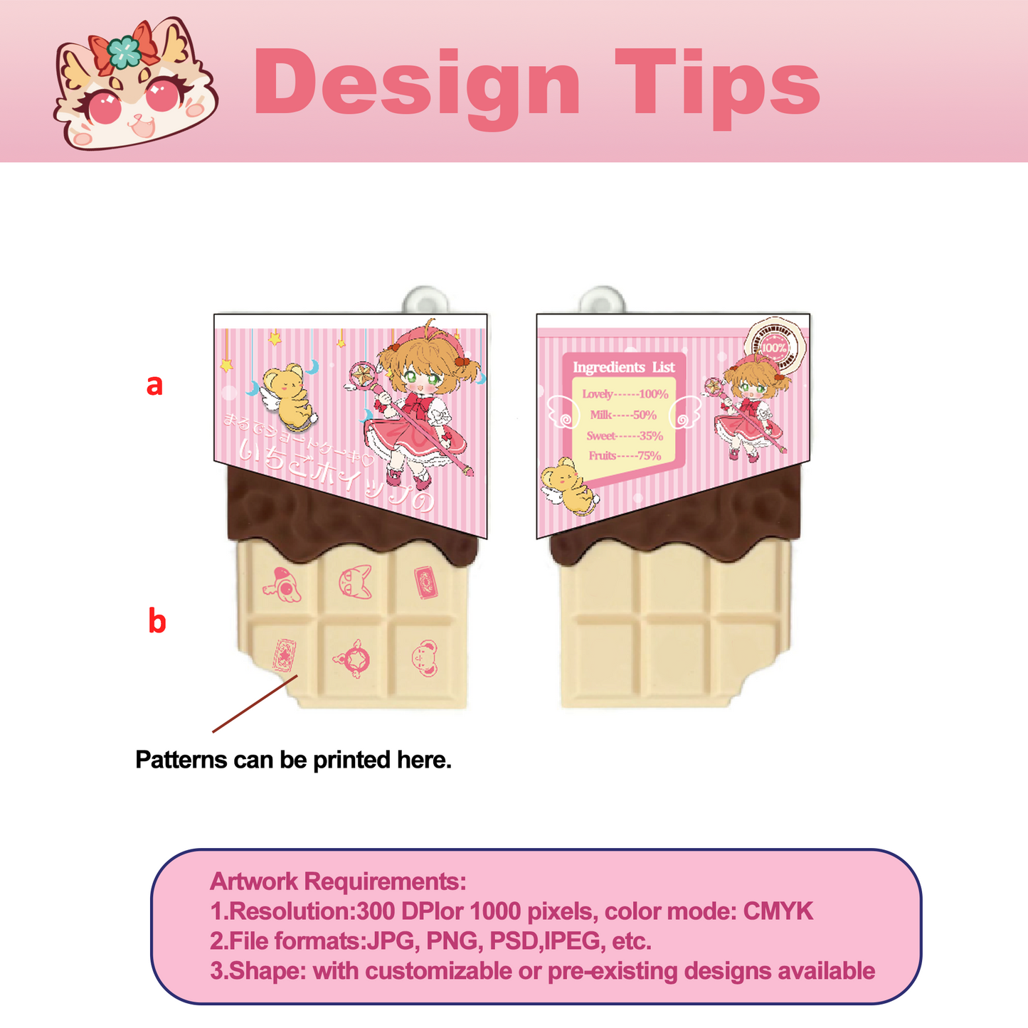 Custom PVC Chocolate Keychain