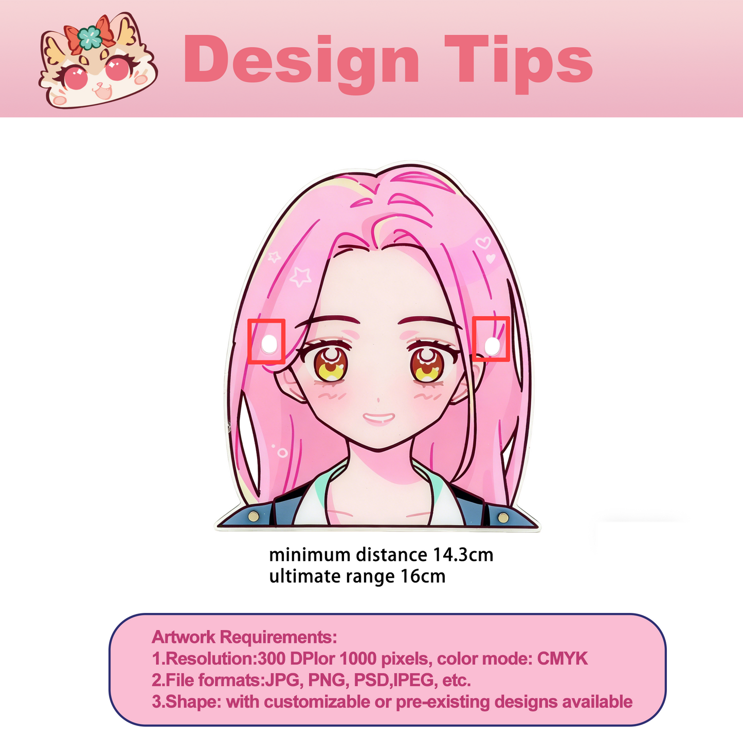 Custom Acrylic Hair Clip & Eyeglass Holder