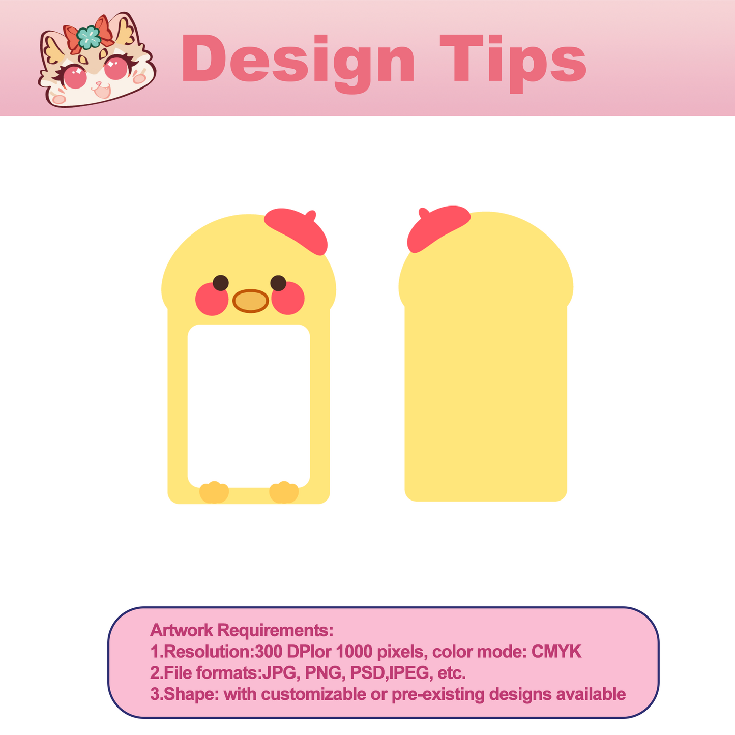 Custom micro photocard holder