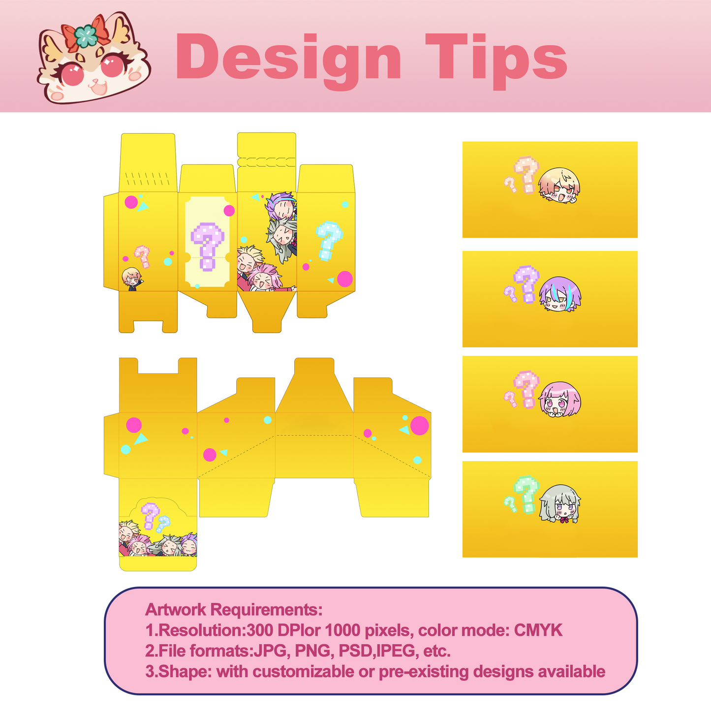 Custom stamp blind box