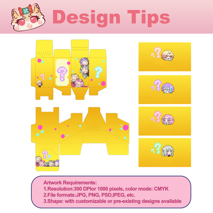 Custom stamp blind box