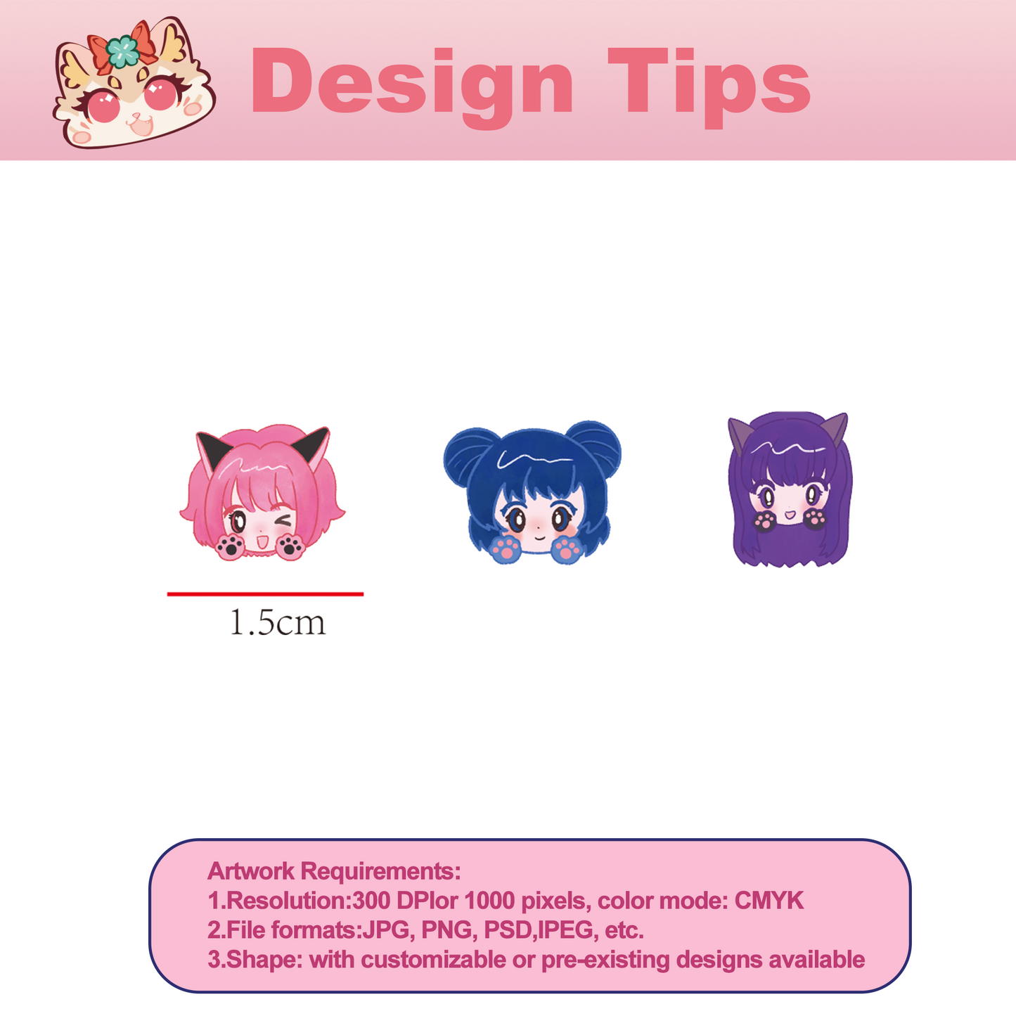 Custom Cat Paw Squishy Keychain