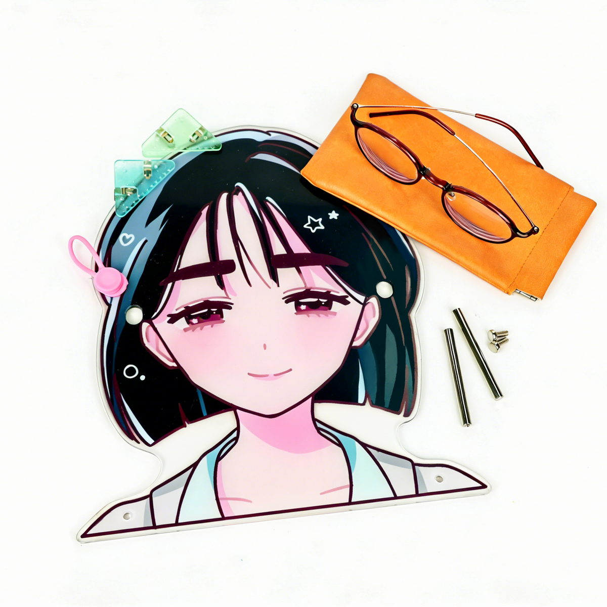Custom Acrylic Hair Clip & Eyeglass Holder