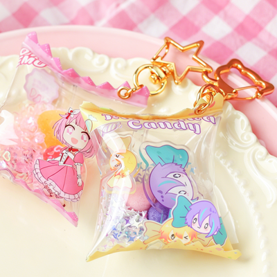 Custom Candy Shaker keychain