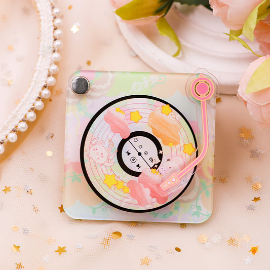 Custom  Acrylic Rotation CD  Keychain
