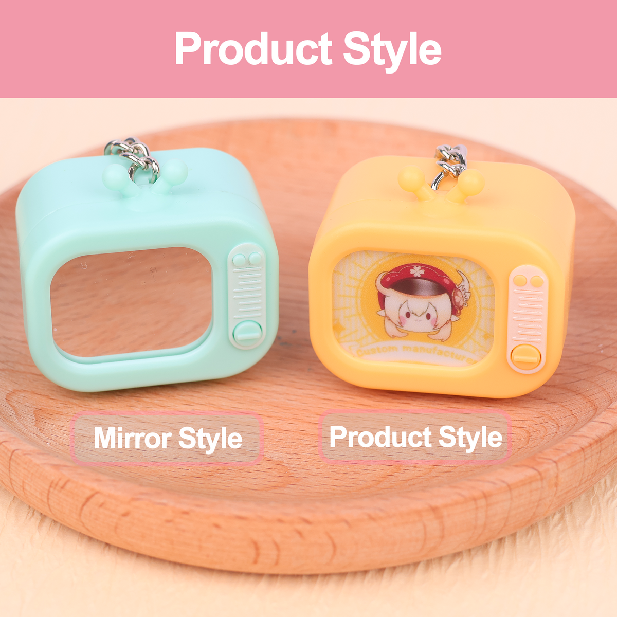 Custom TV charms Keychain