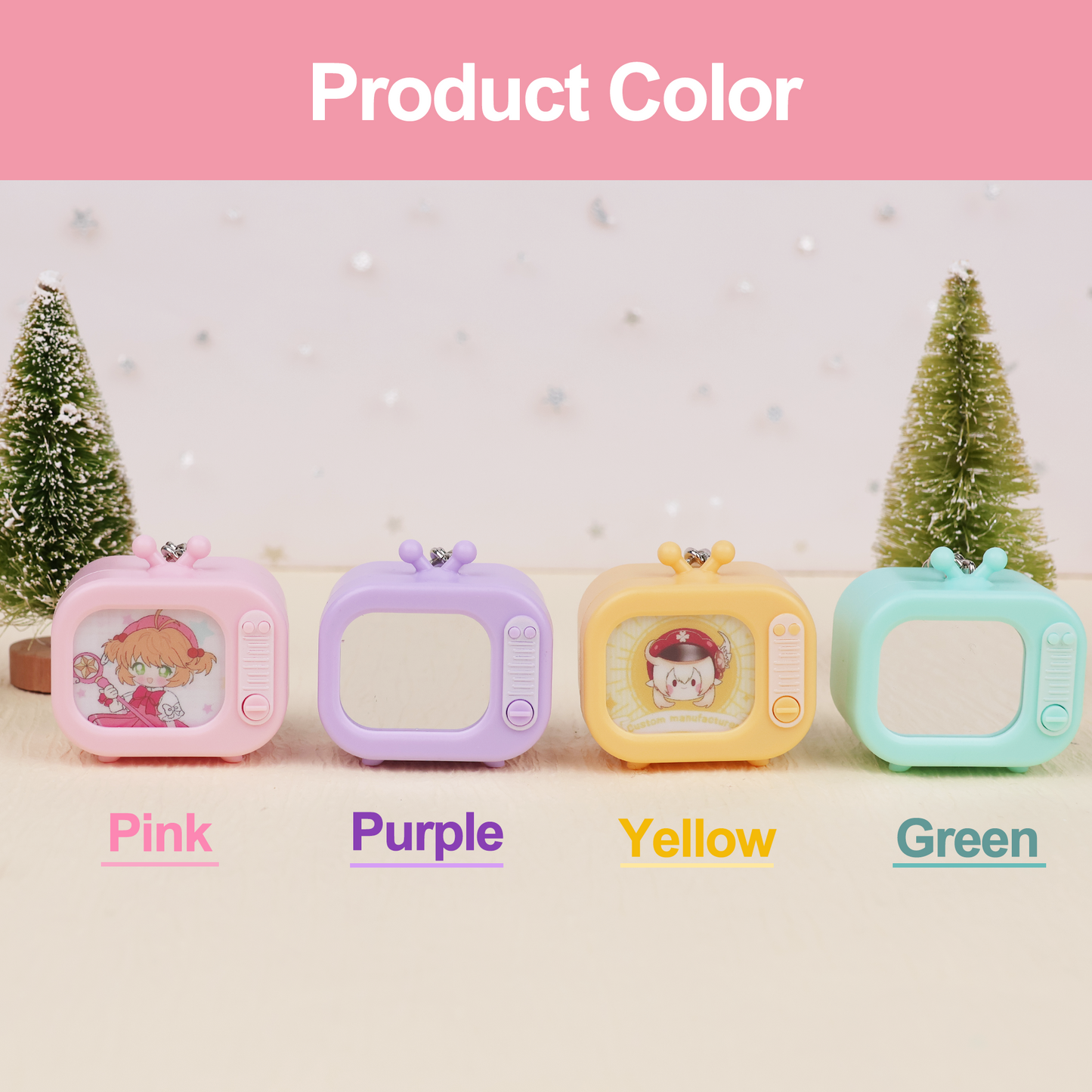 Custom TV charms Keychain