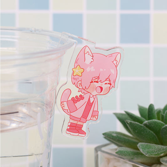 Acrylic cover cup hanger