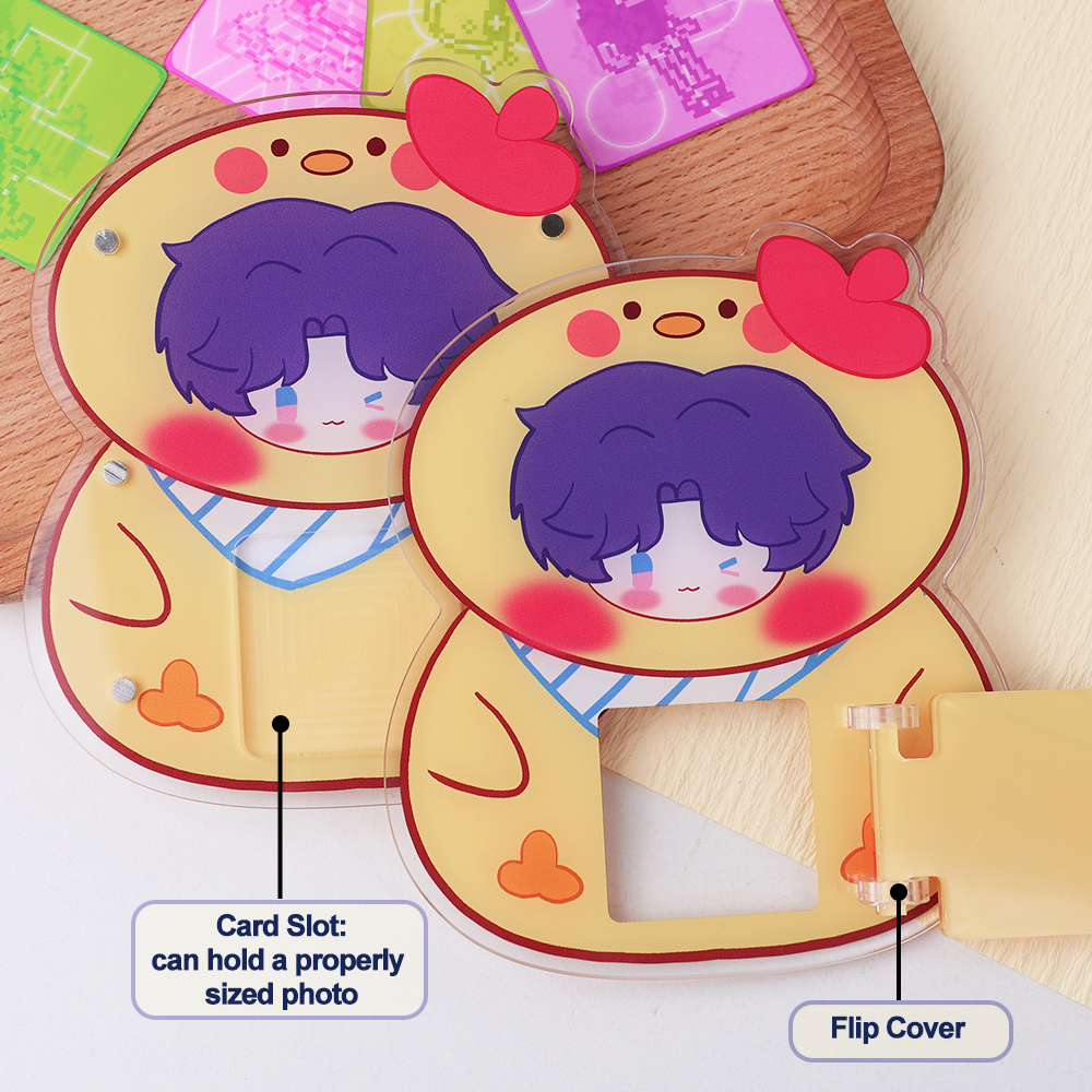 Custom Acrylic Flip Page Card Holder