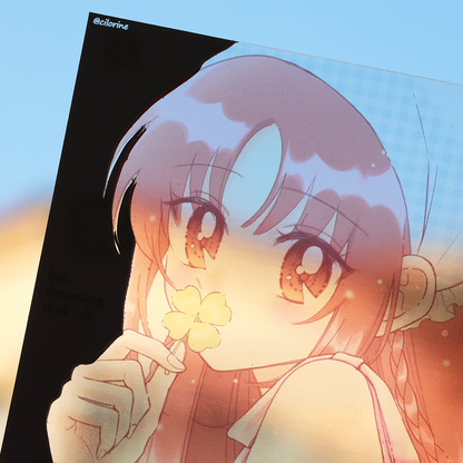 Custom Transparent film postcard