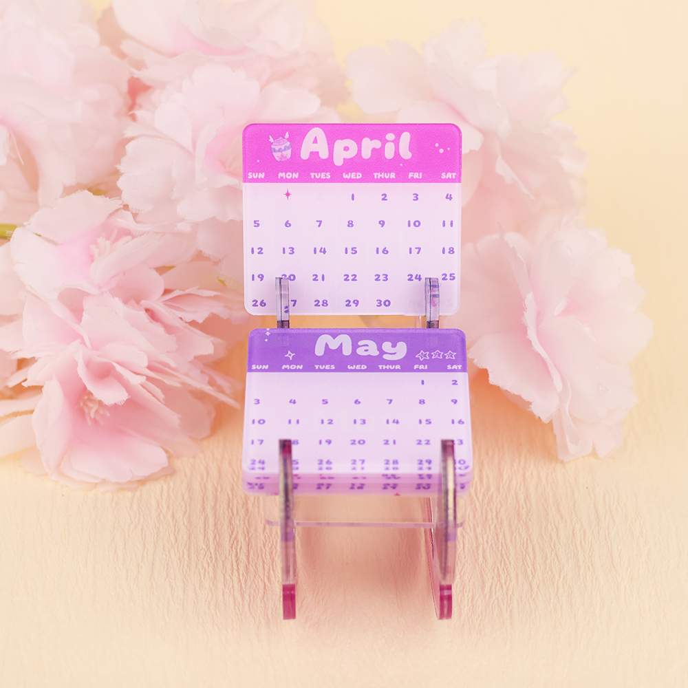 Custom Acrylic Rocking Horse Calendar