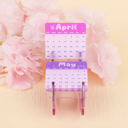 Custom Acrylic Rocking Horse Calendar