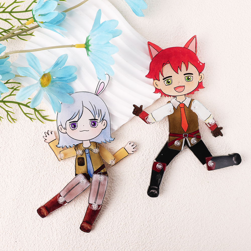 Custom Articulated Acrylic Figure