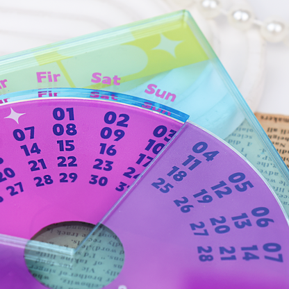 Custom Acrylic CD Rotating Calendar