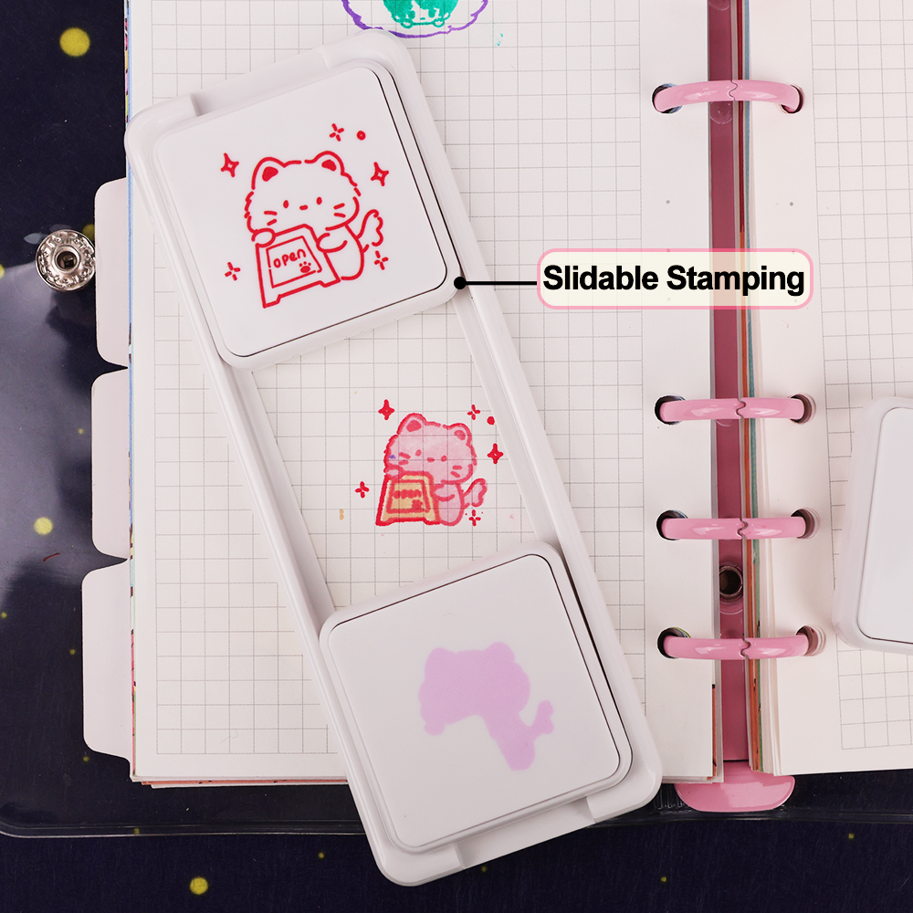 Custom Sliding Color Overlay Stamp