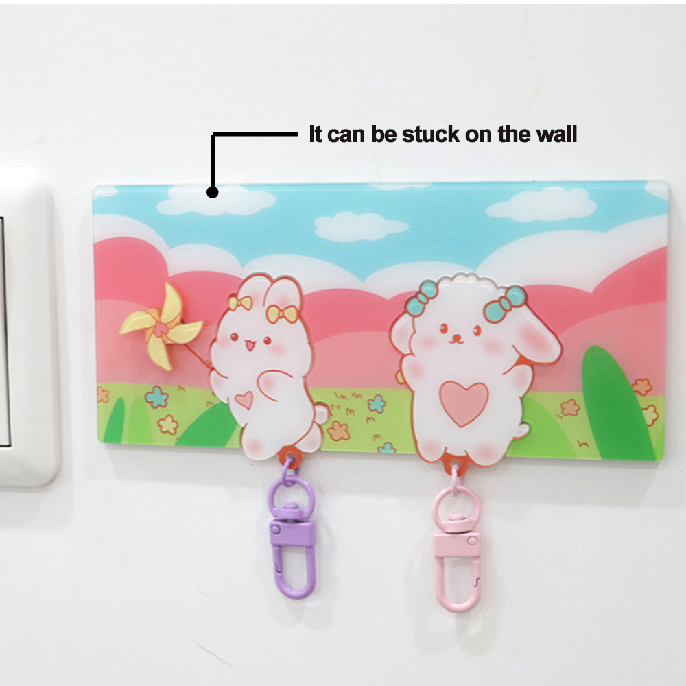 Acrylic wall hanging keychain