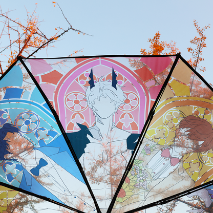 Custom Transparent color window umbrella