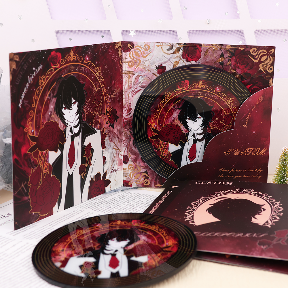 Custom paper CD holder