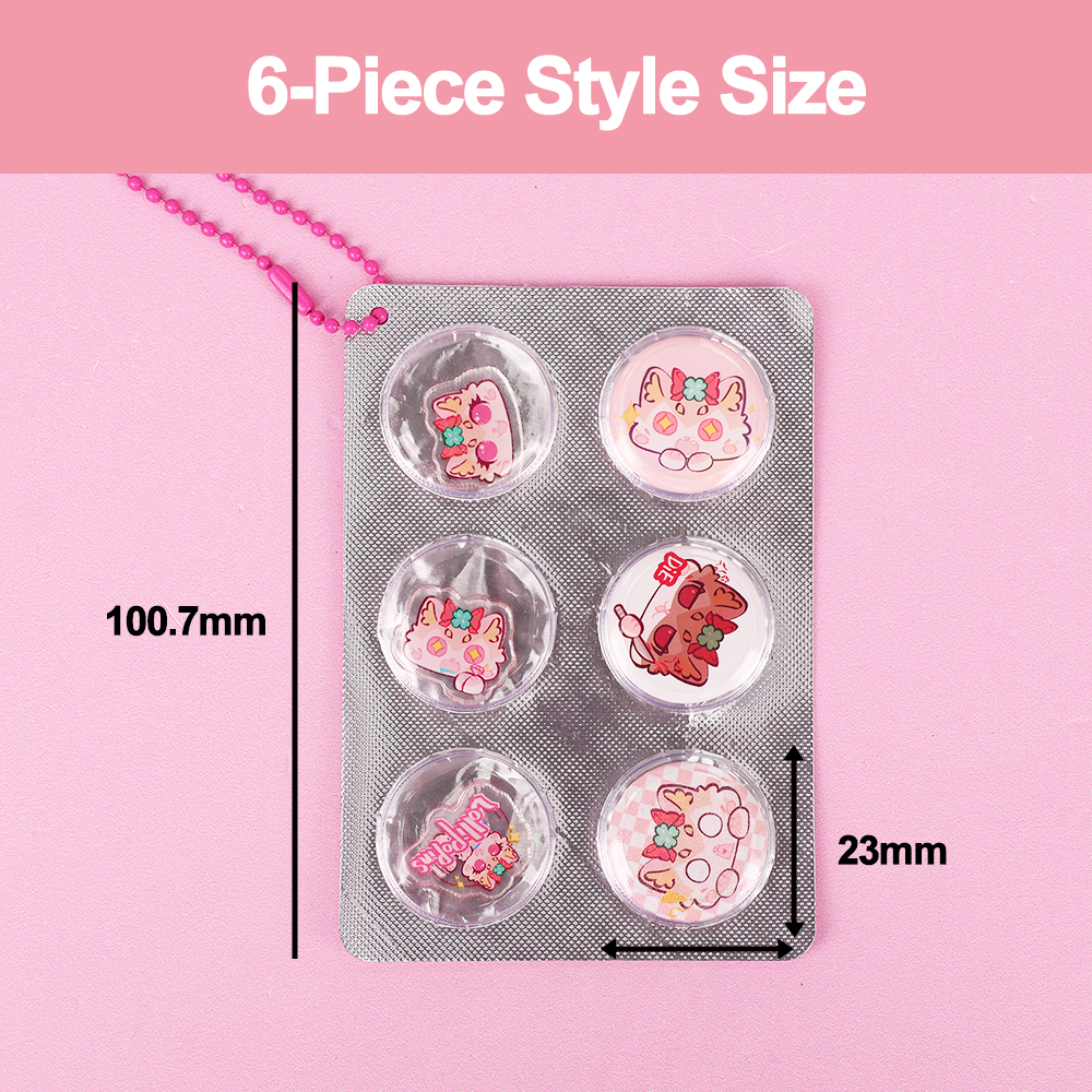 Custom Pill Button pin