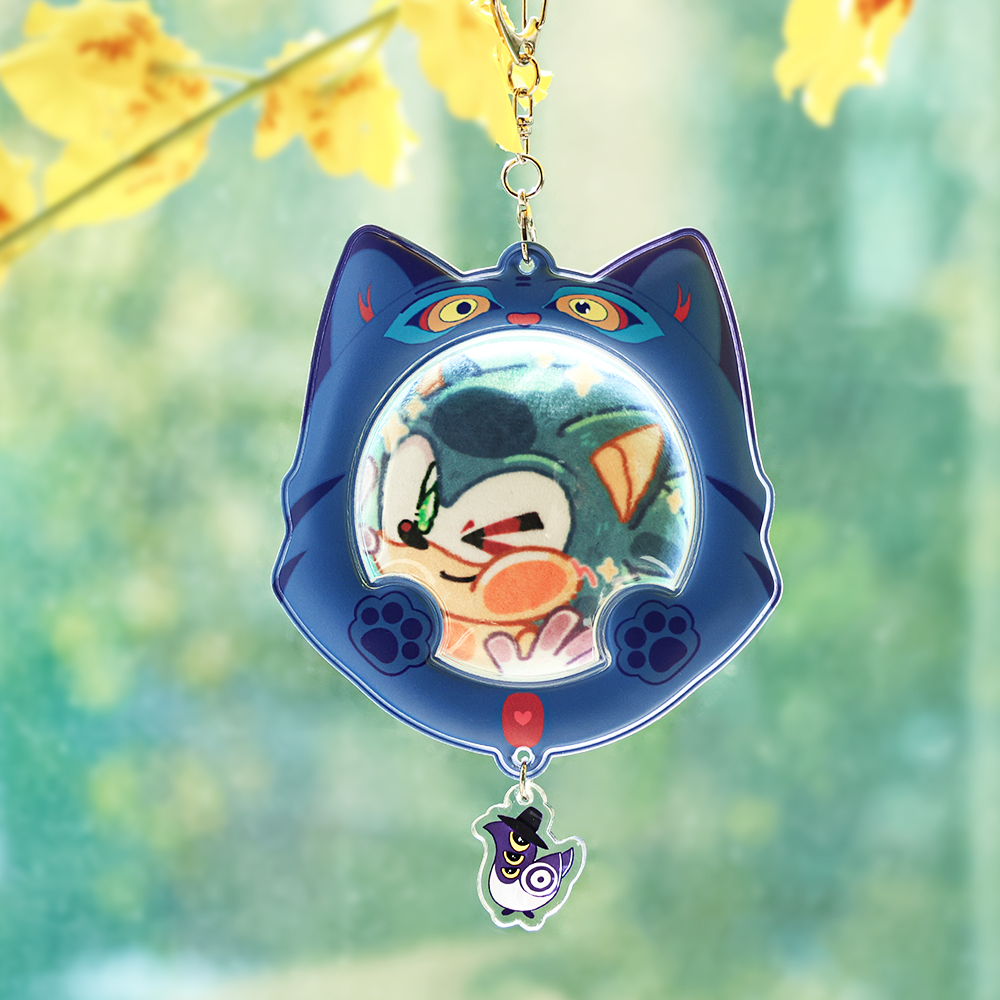 Custom  Badge Protector Keychain