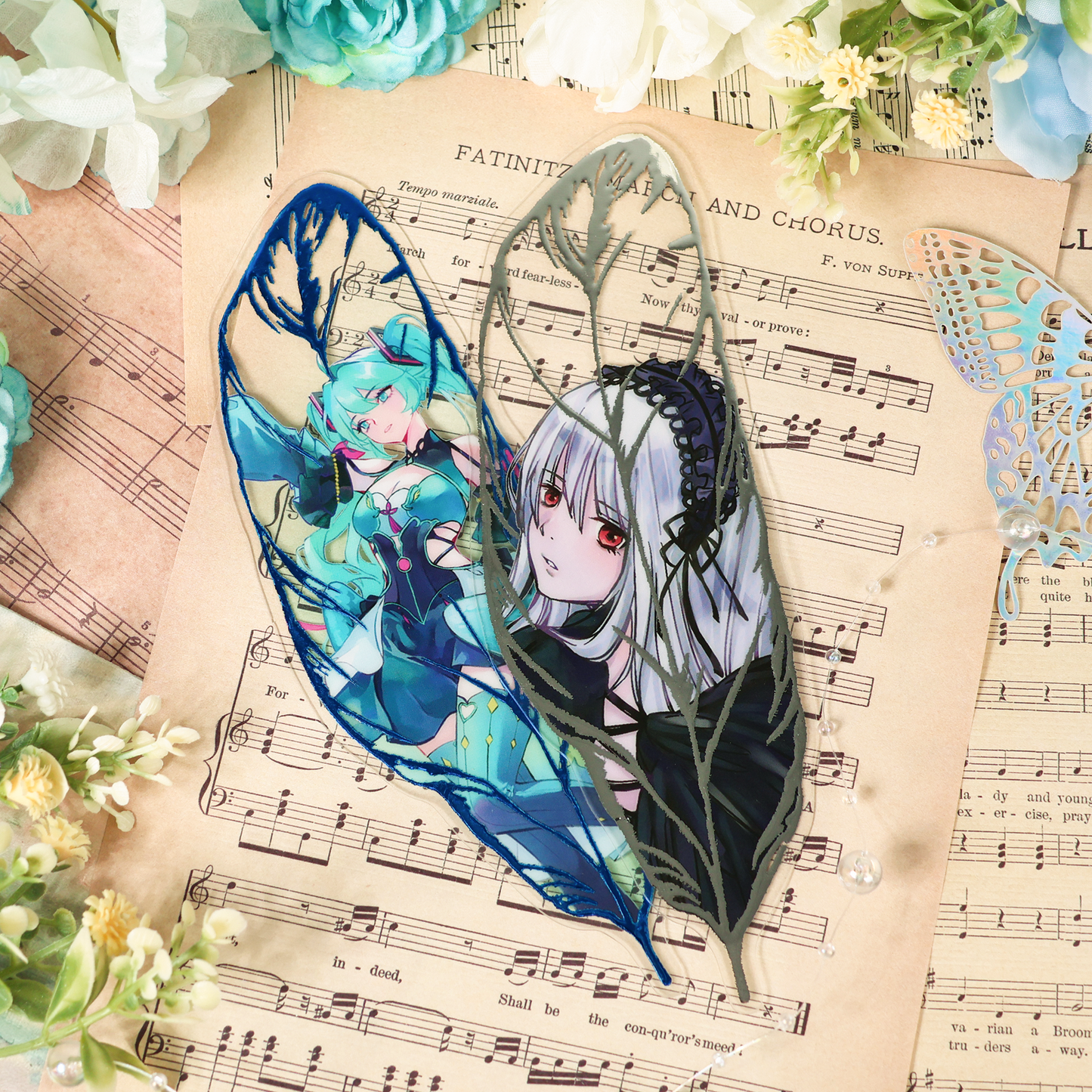 Custom PVC feather bookmark