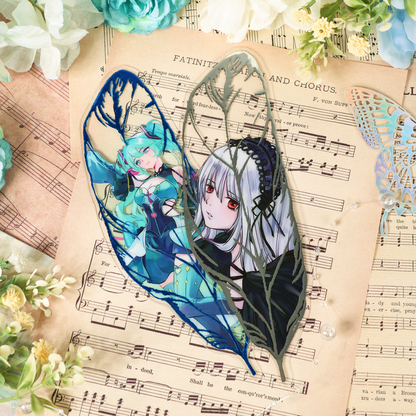 Custom PVC feather bookmark