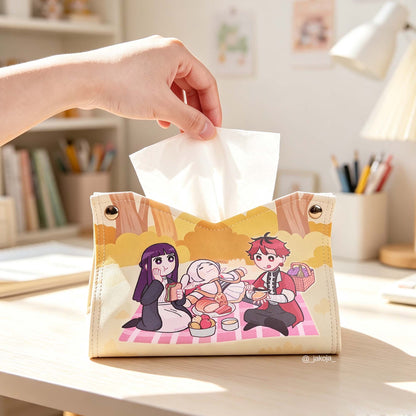 Custom PU Leather Tissue Box