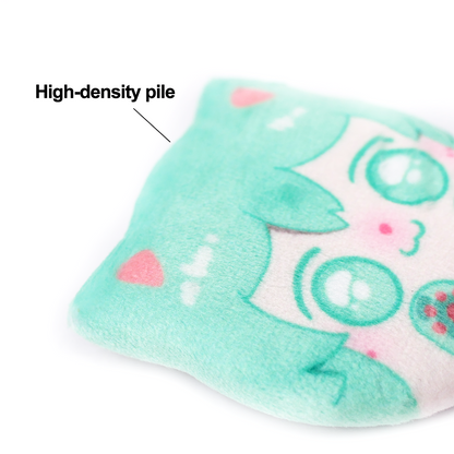 Custom  Cat Head Plush Badge